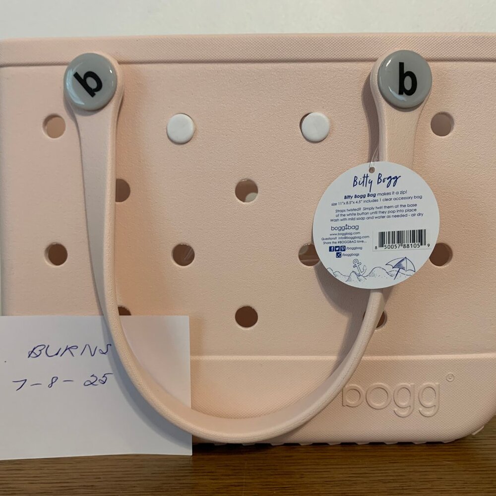 NWT Petal Pink Bitty Bogg Bag